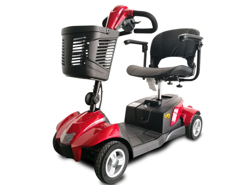 EV Rider CityCruzer Folding Mobility Scooter with Suspension
