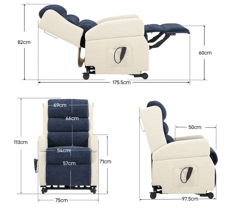 Infinite Position Power Lift Recliner