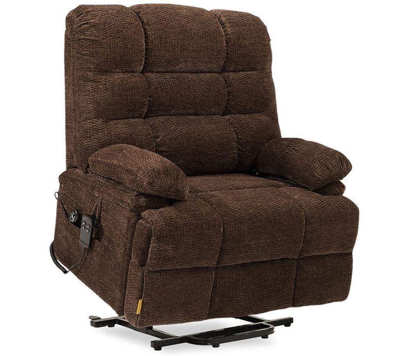 Heavy-Duty Infinite Position Power Lift Recliner with Massage & Heat