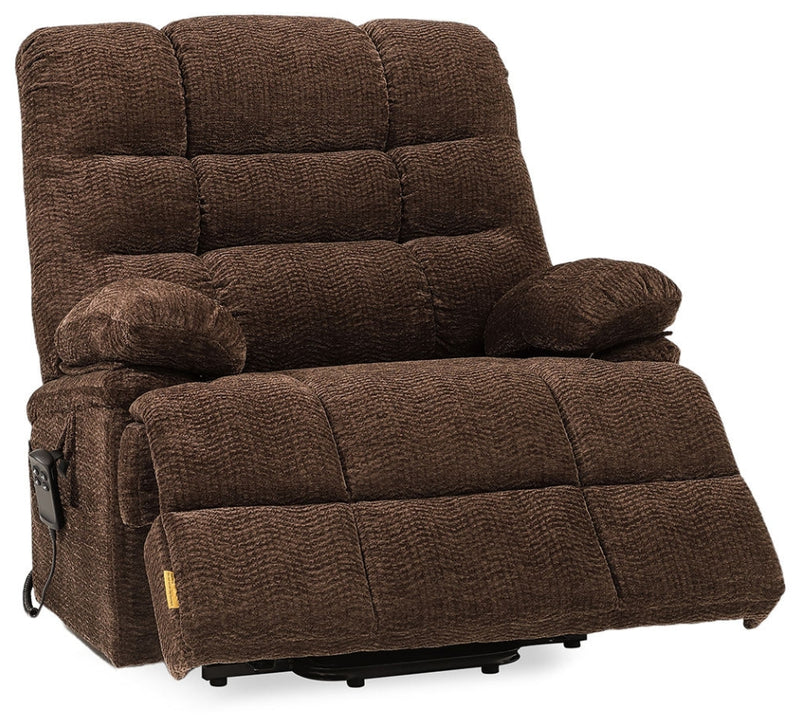 Heavy-Duty Infinite Position Power Lift Recliner with Massage & Heat